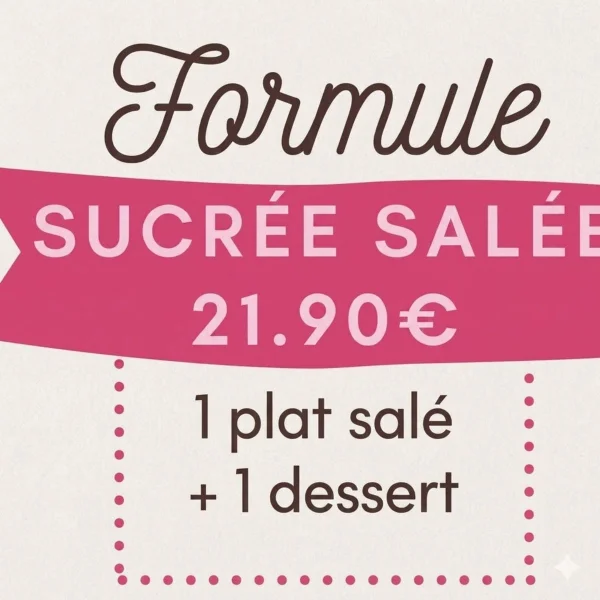 Formule sucrée salé image