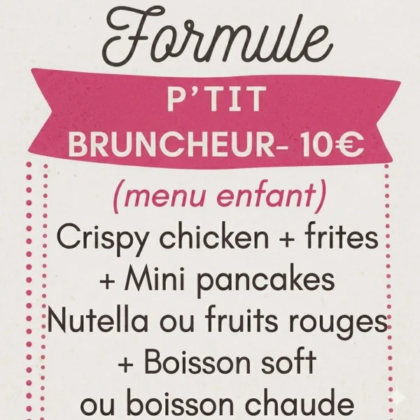 Formule P'ti Bruncheur image